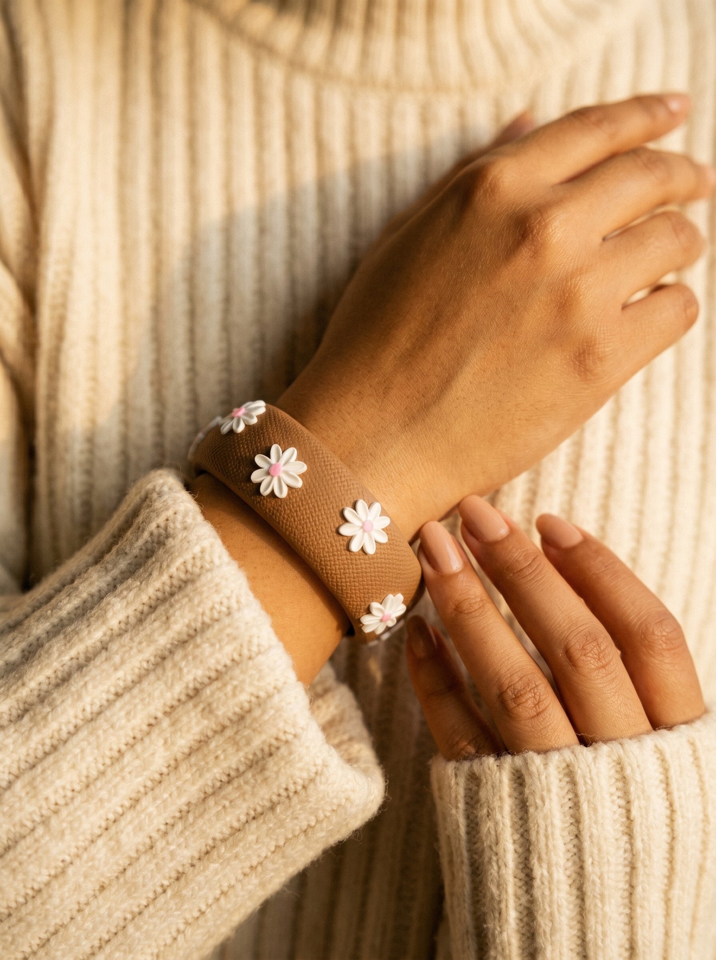 Fusion Style Polymer Clay Bangle - 100% Handcrafted