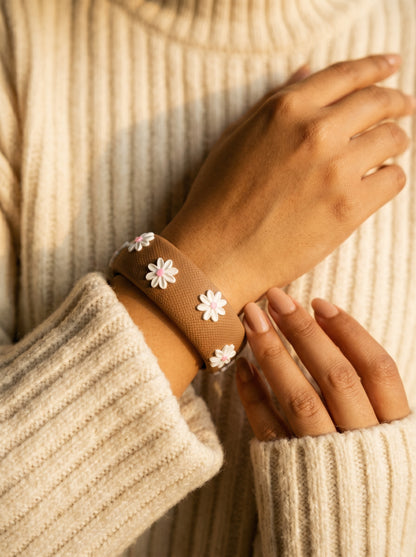 Fusion Style Polymer Clay Bangle - 100% Handcrafted