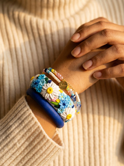 Daily Luxury Polymer Clay Bangle - 100% Handcrafted