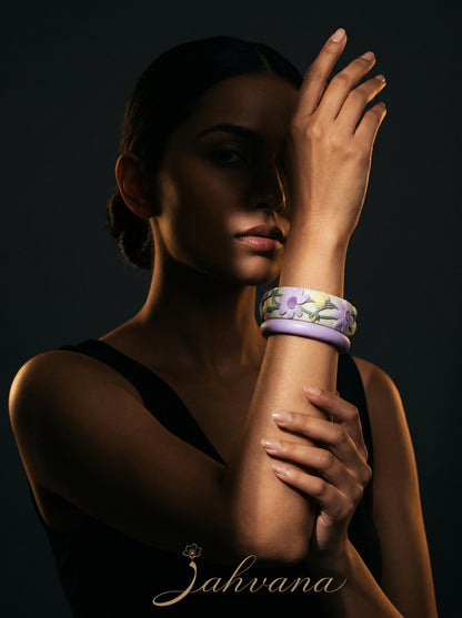 Timeless Classic Polymer Clay Bangle - 100% Handcrafted