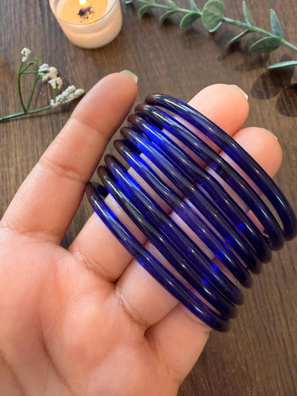 The Signature Jelly Bangle Stack | Translucent High-Gloss Finish