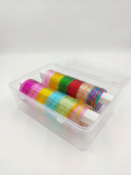 jelly bangles combo box (12 sets )