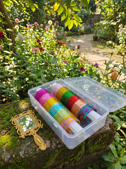 jelly bangles combo box (12 sets )
