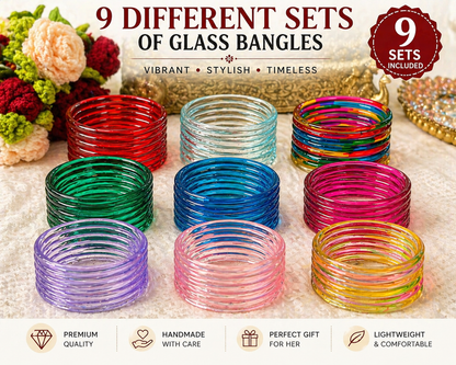 Jelly Bangles 9 Sets Box